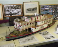 Wentworth Model Paddlesteamer Display