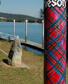 Maclean Tartan Power Poles - Gold Coast Attractions 1