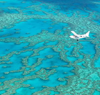 Scenic Flight - Great Barrier Reef Heart Reef Whitehaven Beach  Hill Inlet - Gold Coast Attractions