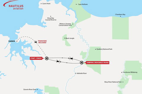 Adelaide River Jumping Crocodile Cruise With Roundtrip Helicopter From Darwin - Gold Coast Attractions 3