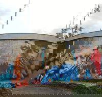 Willans Hill Water Tower Mural - Gold Coast Attractions