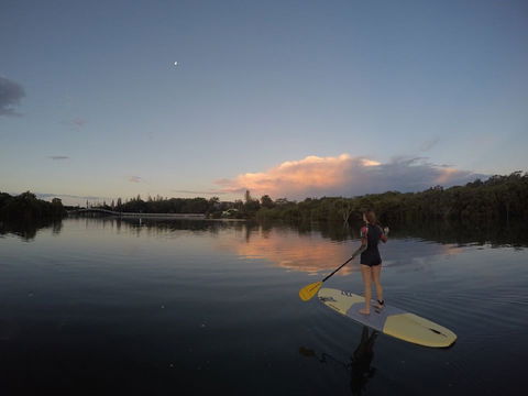 Paddleboard At Back Creek South West Rocks - Gold Coast Attractions 1