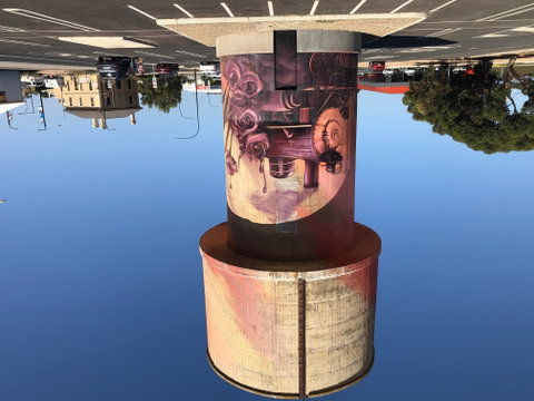 Kadina Water Tower Mural - Gold Coast Attractions 1