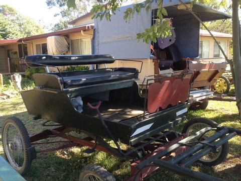 Mr And Mrs Behan Sulky Display - Gold Coast Attractions 1