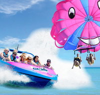 Gold Coast Tandem Parasail  V8 Jetboat Combo - 1 Location - Gold Coast Attractions