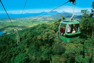 Kuranda Rainforest station Scenic railway and Skyrail tour